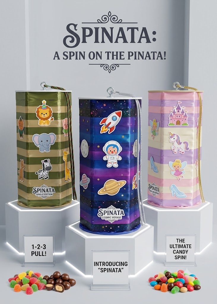 Spinata trio: Jungle, Cosmic Voyage and Fairyland editions